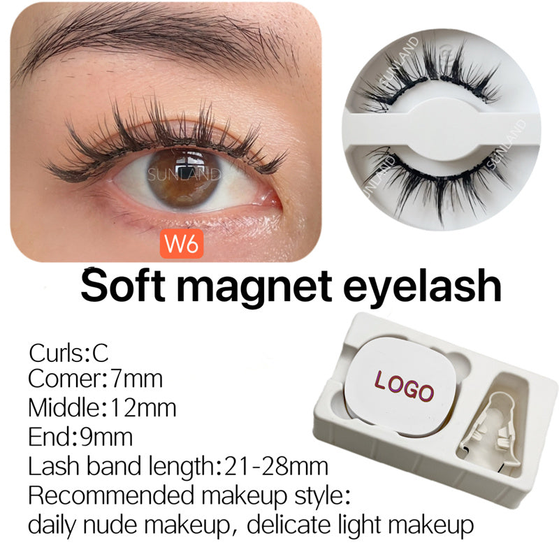 New Magnetic Eyelash Soft Magnetic Eyelash Price Good Natural Appearance Soft Lightweight Magnet Eyelash Curler Eyelash
