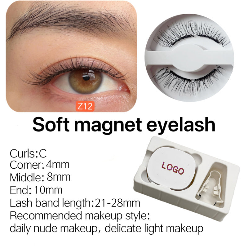 New Magnetic Eyelash Soft Magnetic Eyelash Price Good Natural Appearance Soft Lightweight Magnet Eyelash Curler Eyelash