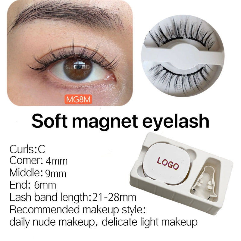New Magnetic Eyelash Soft Magnetic Eyelash Price Good Natural Appearance Soft Lightweight Magnet Eyelash Curler Eyelash