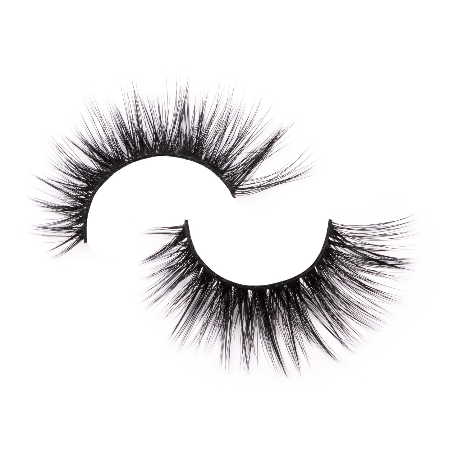 Custom Private Label Fake Natural Artificial Mink Eyelashes Soft Silk Eyelashes