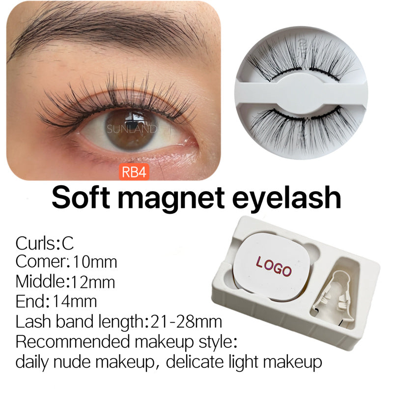 New Magnetic Eyelash Soft Magnetic Eyelash Price Good Natural Appearance Soft Lightweight Magnet Eyelash Curler Eyelash