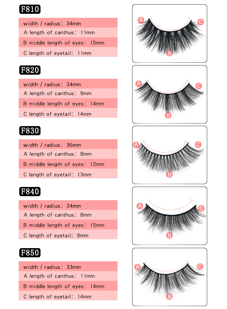 New Products And Waterproof Eyelashes 5 Pair Cheap False Eyelash Makeup