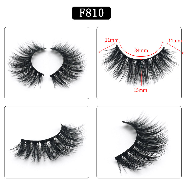 New Products And Waterproof Eyelashes 5 Pair Cheap False Eyelash Makeup