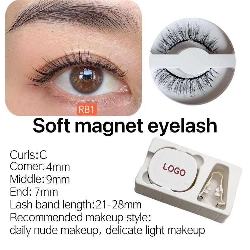 New Magnetic Eyelash Soft Magnetic Eyelash Price Good Natural Appearance Soft Lightweight Magnet Eyelash Curler Eyelash