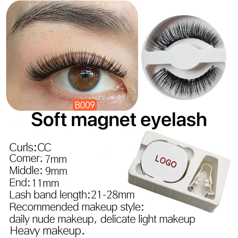 New Magnetic Eyelash Soft Magnetic Eyelash Price Good Natural Appearance Soft Lightweight Magnet Eyelash Curler Eyelash