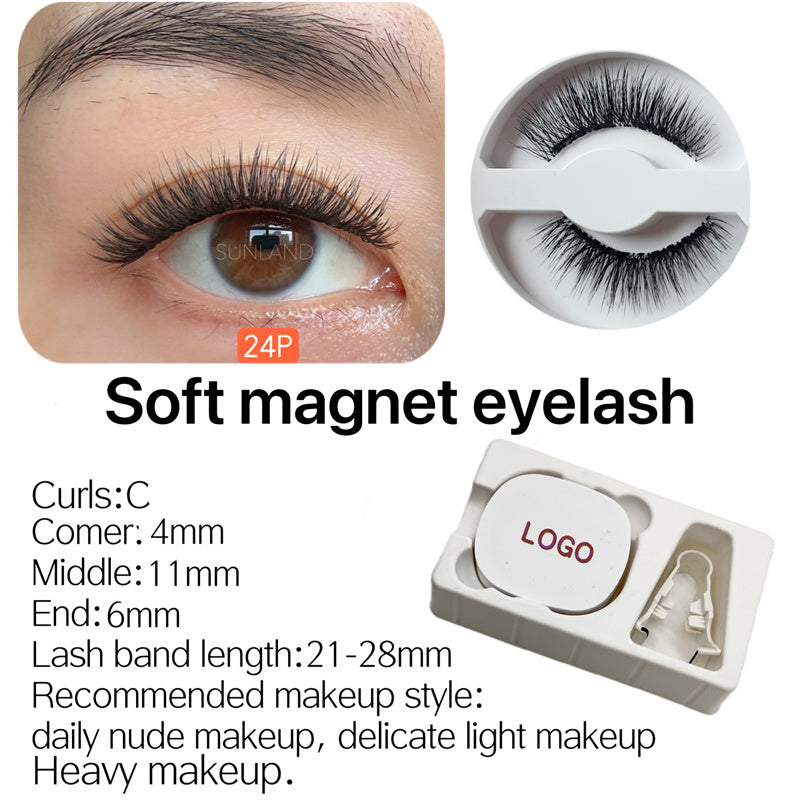 New Magnetic Eyelash Soft Magnetic Eyelash Price Good Natural Appearance Soft Lightweight Magnet Eyelash Curler Eyelash