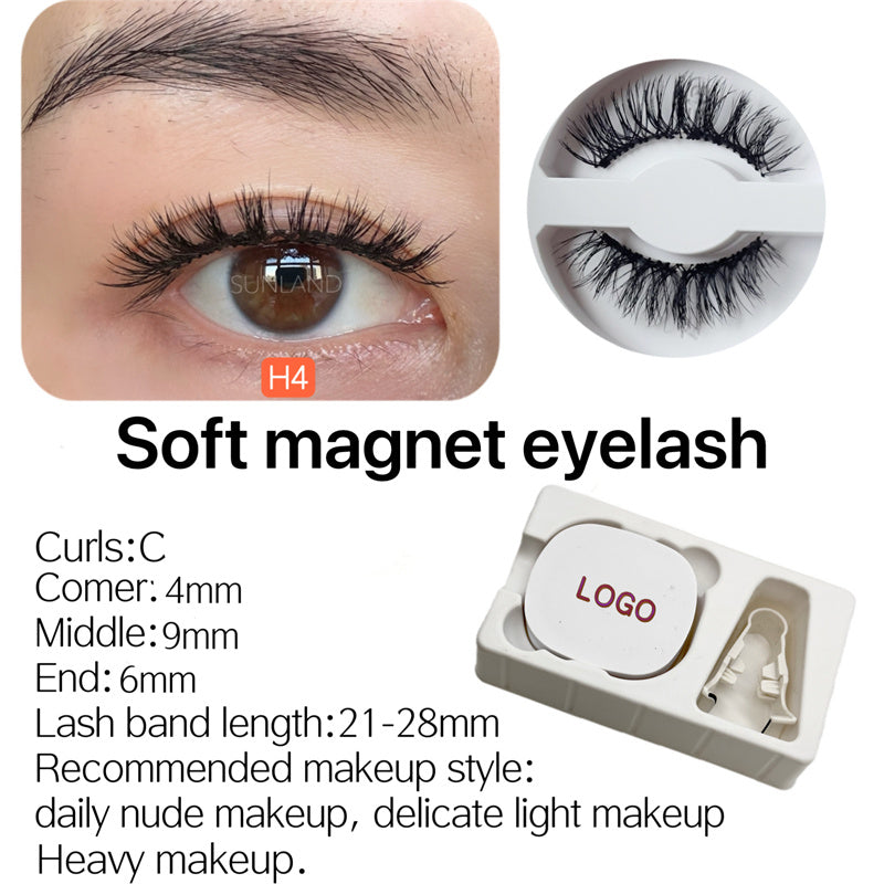 New Magnetic Eyelash Soft Magnetic Eyelash Price Good Natural Appearance Soft Lightweight Magnet Eyelash Curler Eyelash