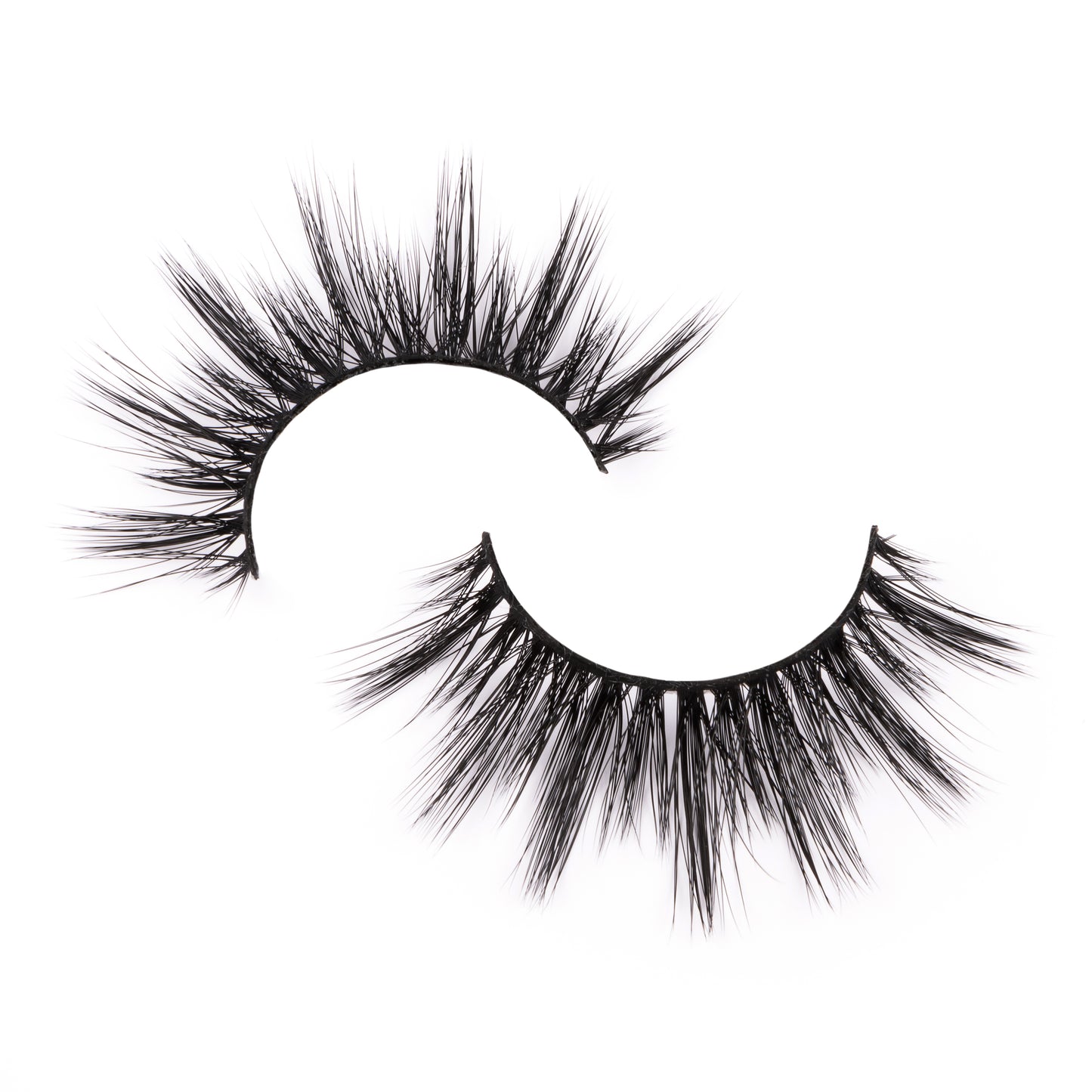 Custom Private Label Fake Natural Artificial Mink Eyelashes Soft Silk Eyelashes