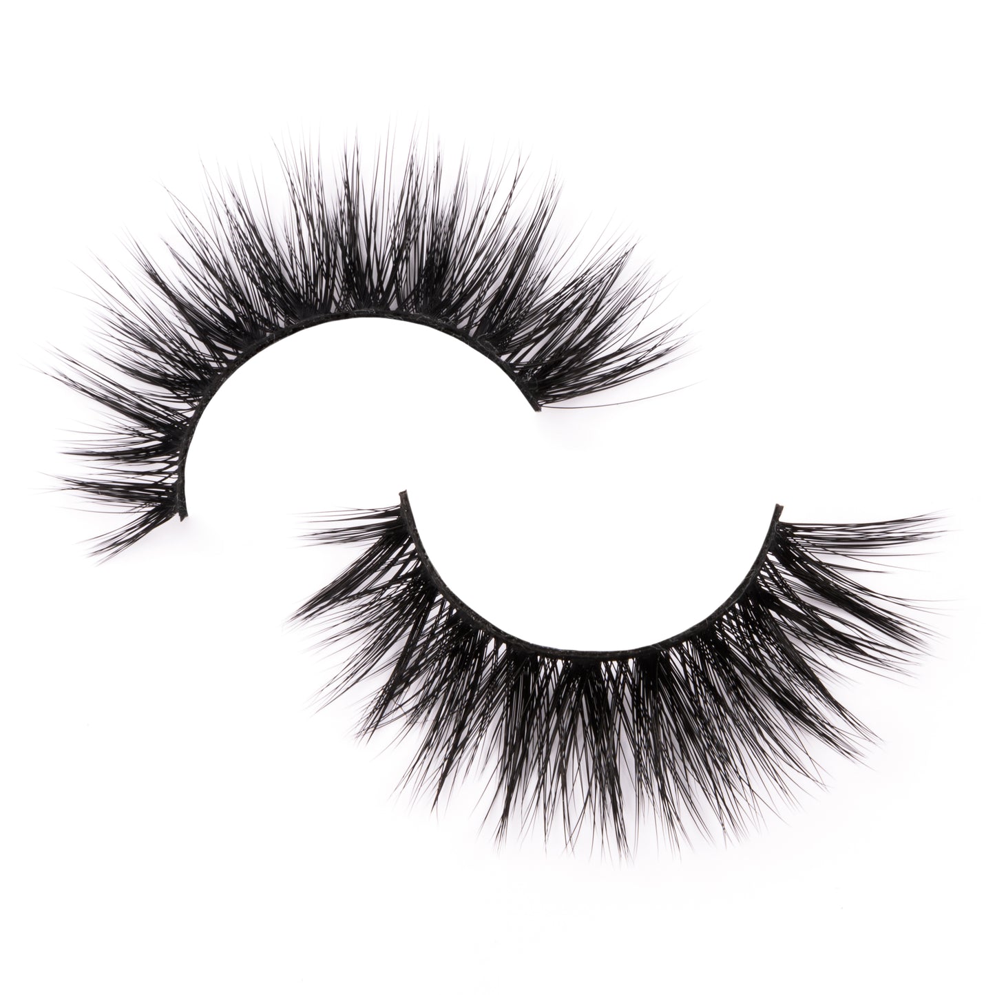 Custom Private Label Fake Natural Artificial Mink Eyelashes Soft Silk Eyelashes