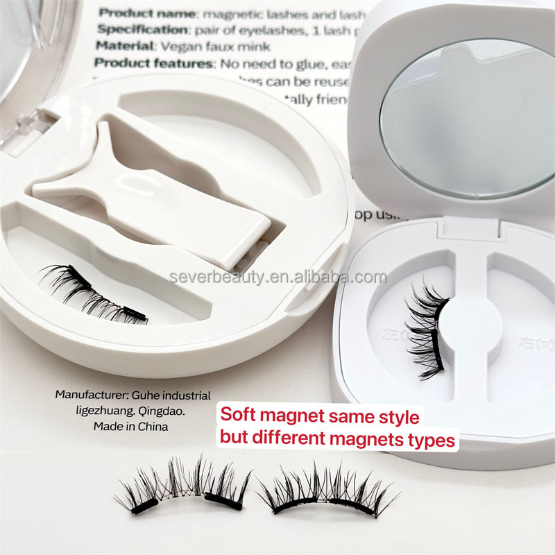 New Magnetic Eyelash Soft Magnetic Eyelash Price Good Natural Appearance Soft Lightweight Magnet Eyelash Curler Eyelash