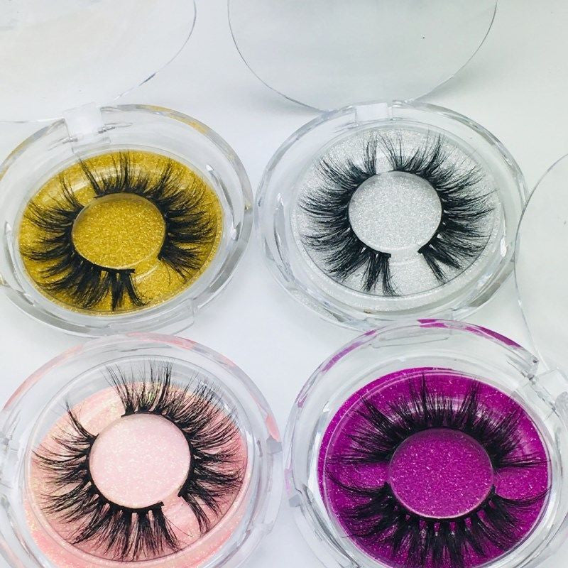 Wholesale 3D Silk Faux Mink False Eyelashes 5 Pair Travel Eyelashes Faux Natural Roll Eyelashes Manufacturer