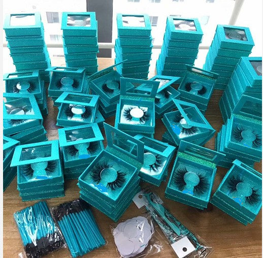Wholesale 3D Silk Faux Mink False Eyelashes 5 Pair Travel Eyelashes Faux Natural Roll Eyelashes Manufacturer