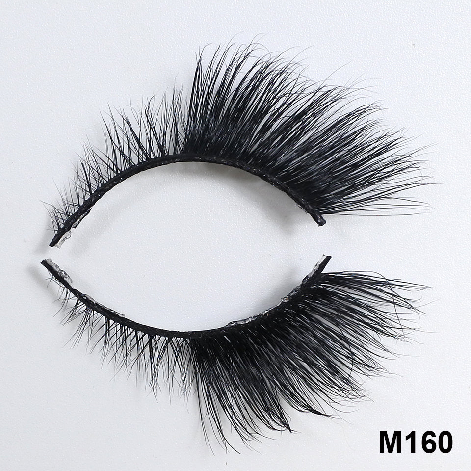 3D Mink Eyelashes Wholesale Supplier Fox Eye Effect Winged Short Strip Eyelashes Makeup Natural Cat Eye Eyelashes In Bulk