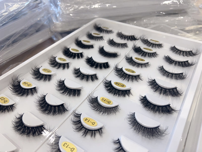 Best Selling Full Eyelashes 15mm Imitation Mink Eyelashes False Eyelashes Artificial Plant Fiber Russian Full Eyelashes