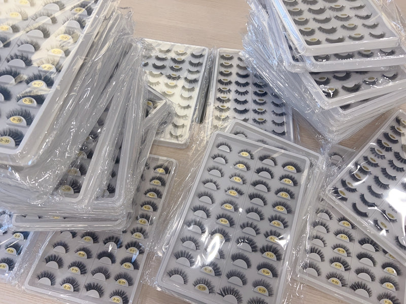 Best Selling Full Eyelashes 15mm Imitation Mink Eyelashes False Eyelashes Artificial Plant Fiber Russian Full Eyelashes