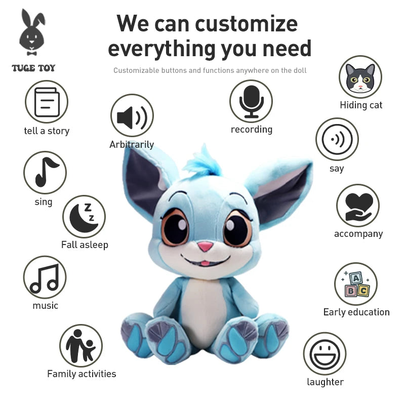 TUGE Custom Plush Toy Manufacturer Anime Plush Animal Custom Teddy Bear Wholesale Unisex Pp Cotton
