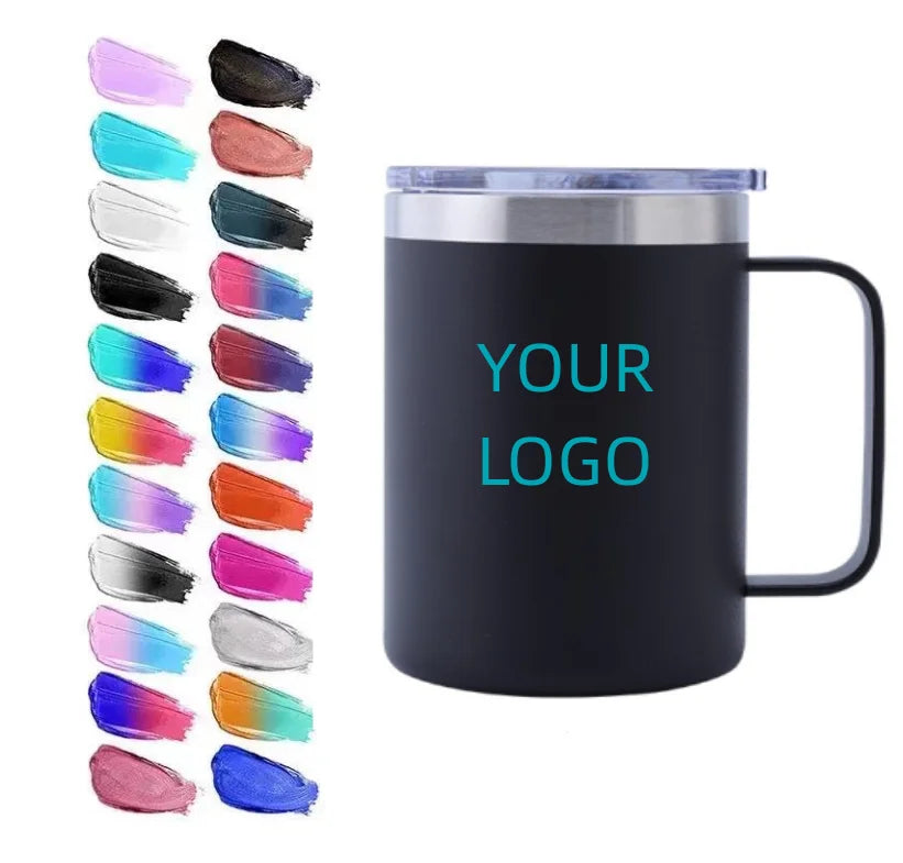 400 Ml 500 Ml Custom Logo Double Wall Stainless Steel Insulated Thermal Travel Vacuum Coffee Mug Cup
