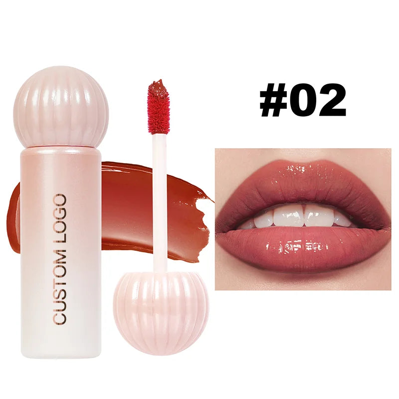 Cosmetics Manufacture High Quality Unique Mirror Vegetarian Lip Gloss Customized Logo Nude Color Lip Gloss Lip Gloss Liquid Lip Balm