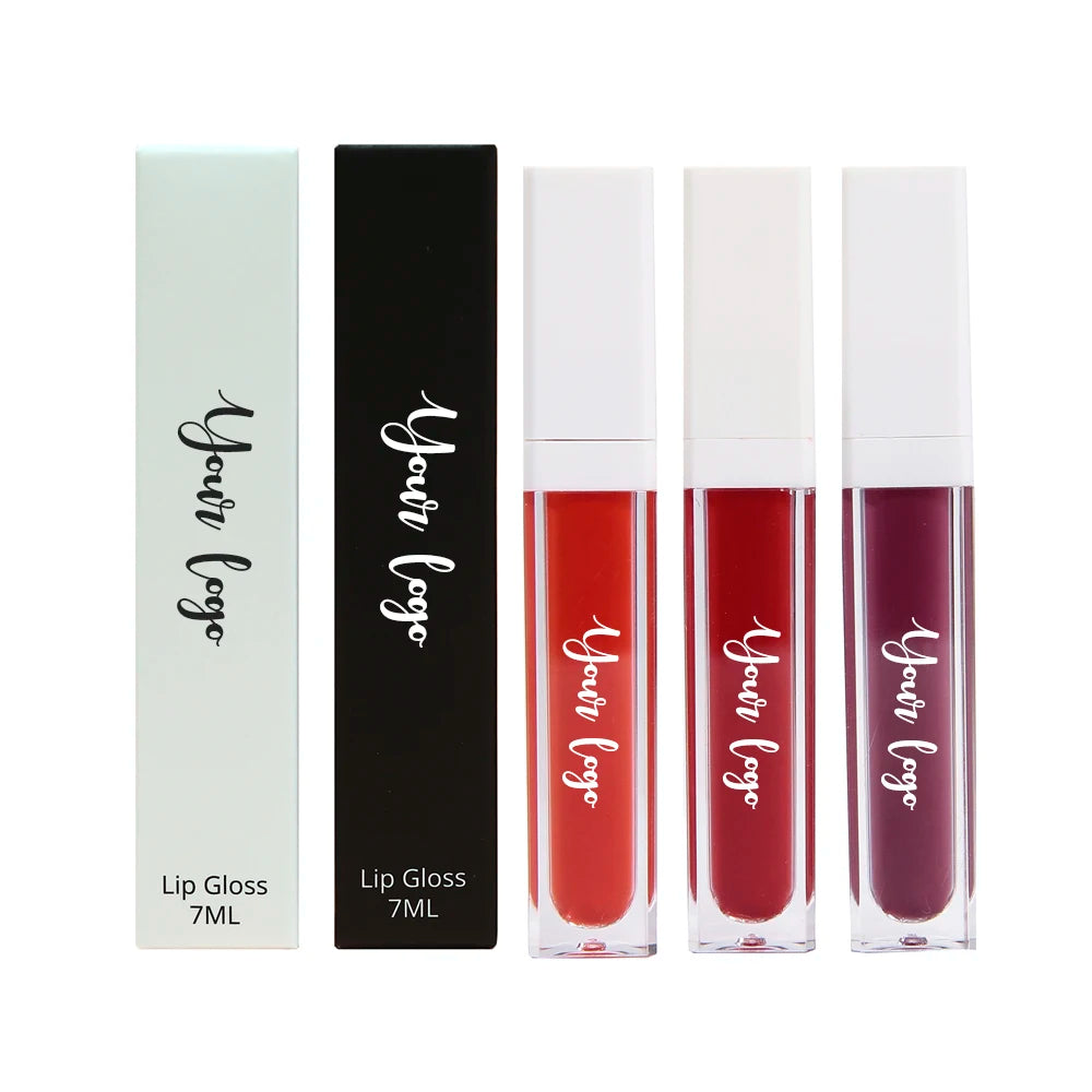 Cosmetic Lip Gloss Packaging Supplier Hot Sale Liquid Lipstick Fashion Bulk Custom Logo Matte Lip Gloss Suit