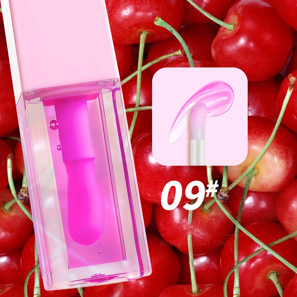 Wholesale Mini Plump Moisturizing Tone Magic Lip Oil Vegetarian Fruit Shimmer Lip Oil Private Label Liquid Clear Lip Gloss