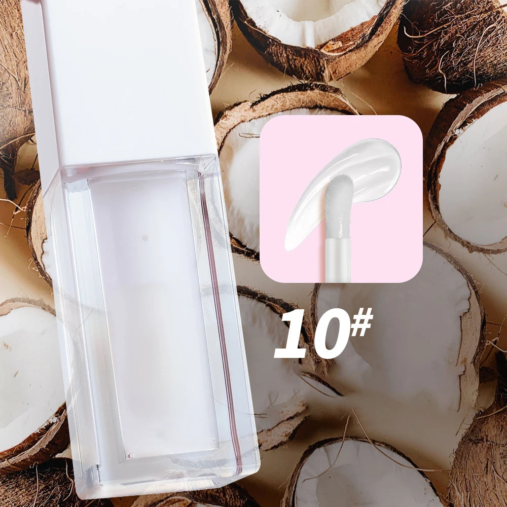 Wholesale Mini Plump Moisturizing Tone Magic Lip Oil Vegetarian Fruit Shimmer Lip Oil Private Label Liquid Clear Lip Gloss