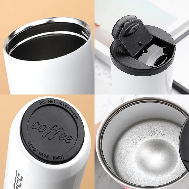 400 Ml 500 Ml Custom Logo Double Wall Stainless Steel Insulated Thermal Travel Vacuum Coffee Mug Cup
