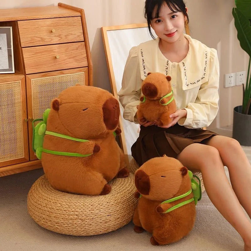 In Stock New Hot Soft Cute Kawaii Plush Animal Hamster Rodent Toy Kids Capibala Capybara Plush Toy