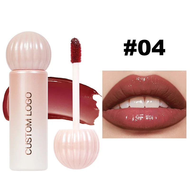 Cosmetics Manufacture High Quality Unique Mirror Vegetarian Lip Gloss Customized Logo Nude Color Lip Gloss Lip Gloss Liquid Lip Balm