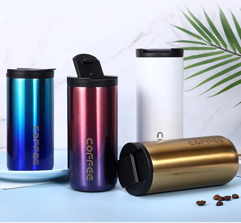 400 Ml 500 Ml Custom Logo Double Wall Stainless Steel Insulated Thermal Travel Vacuum Coffee Mug Cup