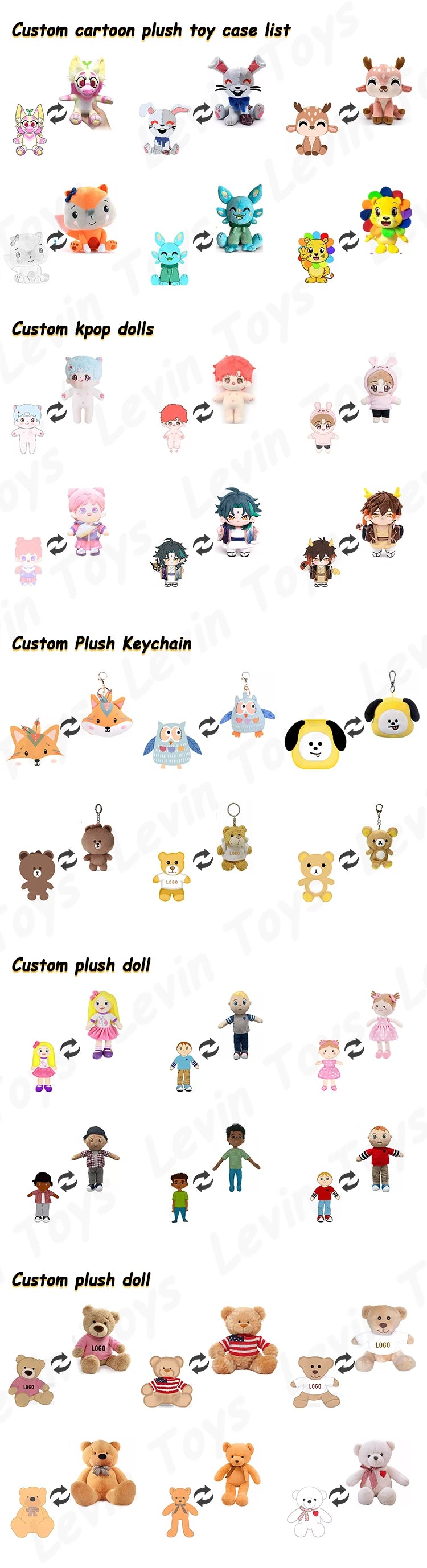 TUGE Custom Plush Toy Manufacturer Anime Plush Animal Custom Teddy Bear Wholesale Unisex Pp Cotton