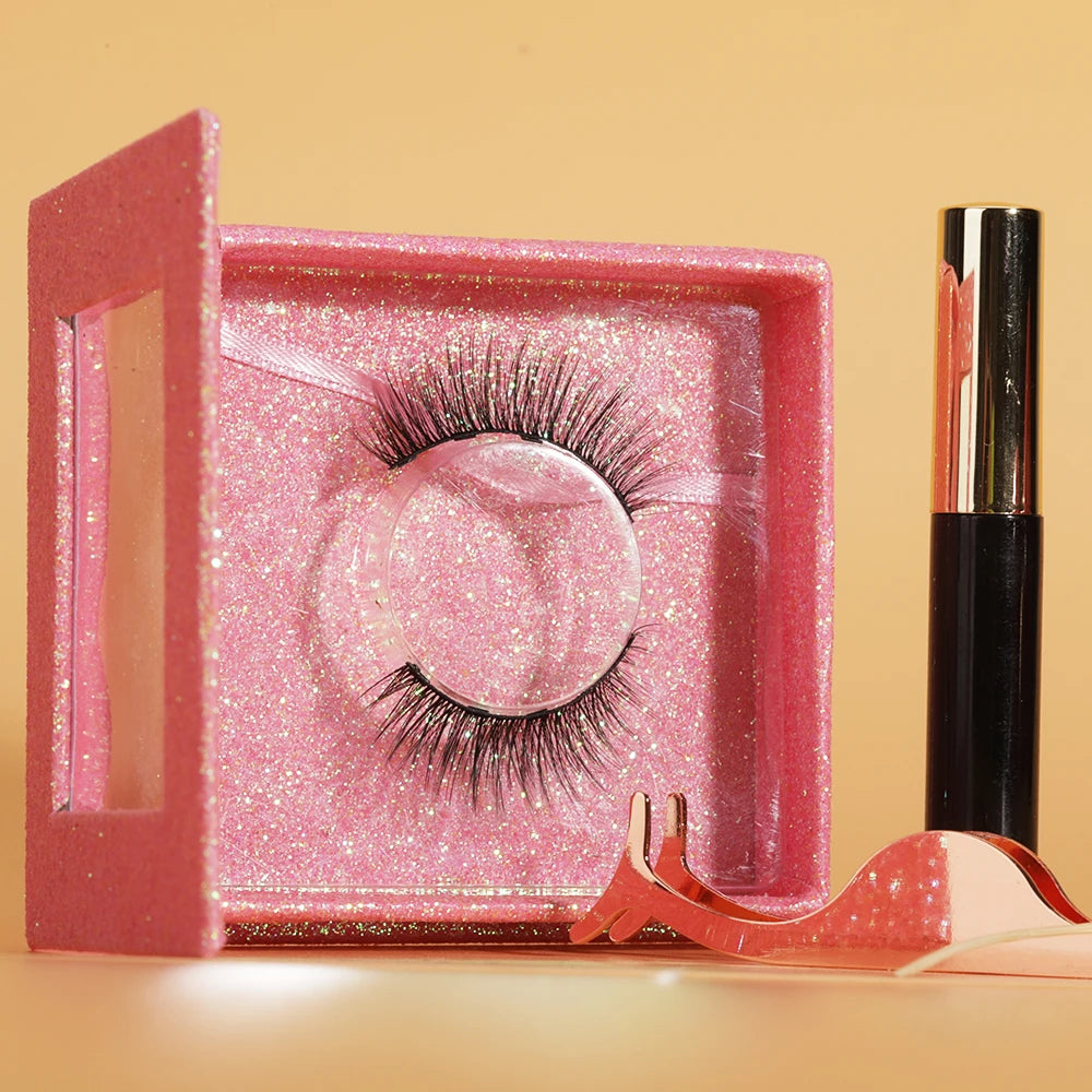 2021 Latest Style 3D Magnetic Eyelashes Wholesale Magnetic Eyelashes With Magnetic Eyeliner