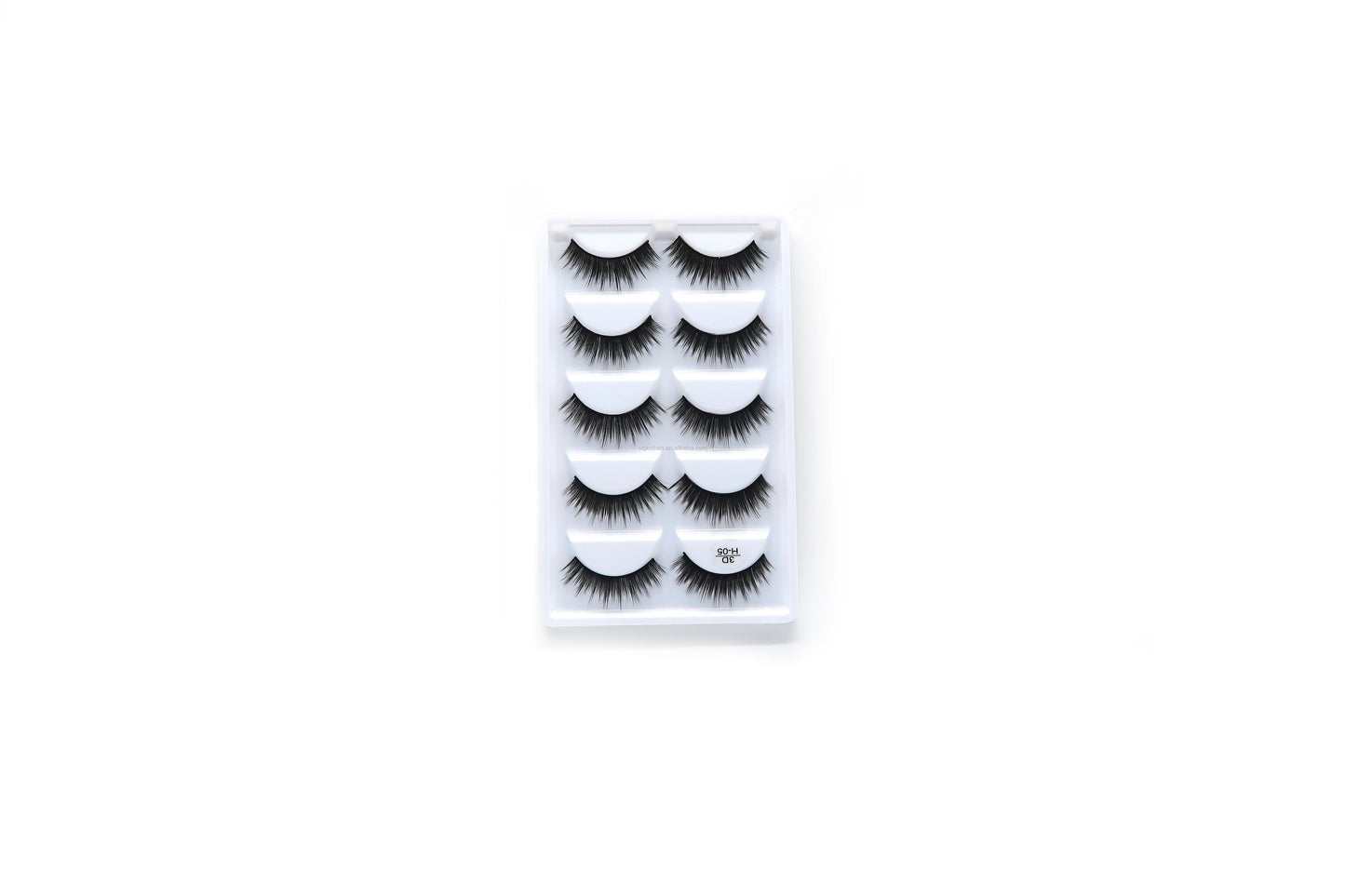 Top Quality H Series 20 Style 5 Pair/Tray 3D Mink False Eyelashes 5 Pair Handmade 3D Natural Long False Eyelashes
