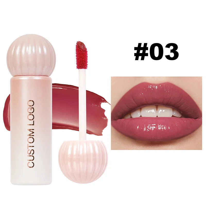 Cosmetics Manufacture High Quality Unique Mirror Vegetarian Lip Gloss Customized Logo Nude Color Lip Gloss Lip Gloss Liquid Lip Balm