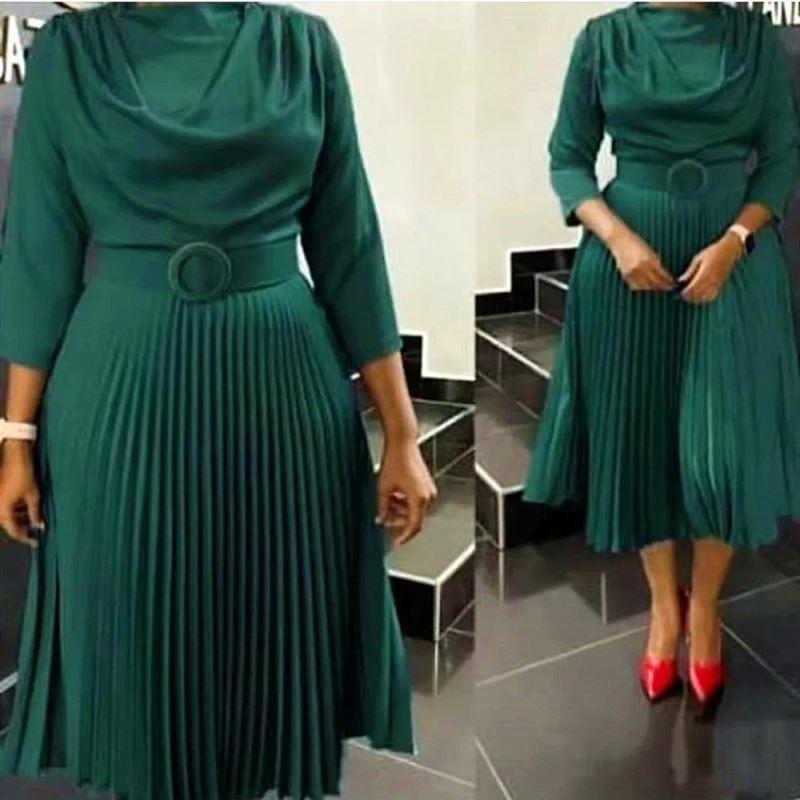 2023 Elegant African Women Clothing Spring Summer African Clothing Office Women Party Slim Fit Dress Dashiki Ankara Costume Nightgown