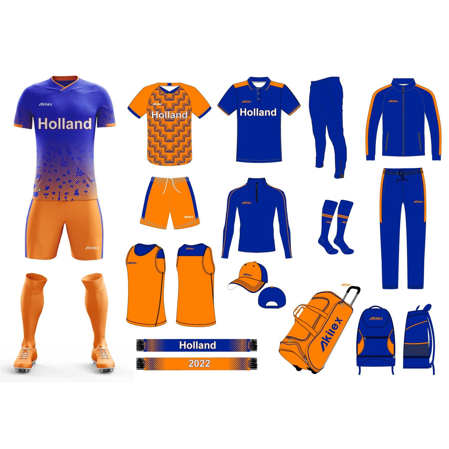 Custom New Design High Quality Factory Original Soccer Full Set Soccer Team Uniform Training Men Soccer Set For Sale