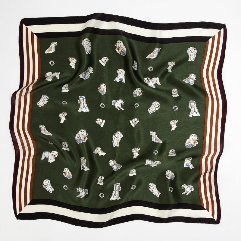 100% 丝巾印花服务设计师foulard socie女士方形定制丝巾带标志100% silk scarf printing service designer fould socie ladies square custom silk scarf with logo