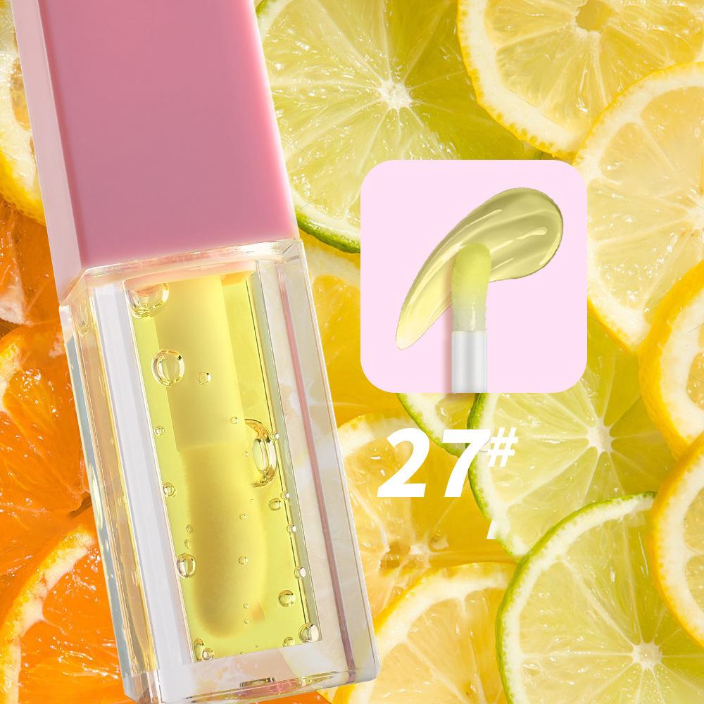 Wholesale Mini Plump Moisturizing Tone Magic Lip Oil Vegetarian Fruit Shimmer Lip Oil Private Label Liquid Clear Lip Gloss