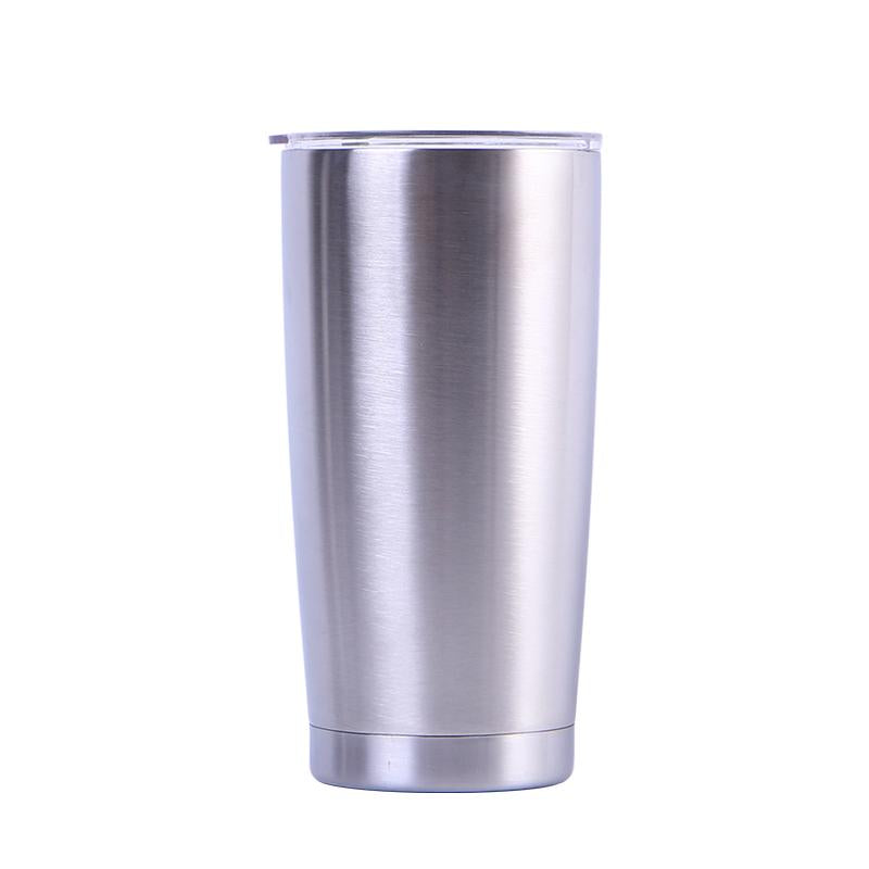 Custom Logo Powder Coated Metal Cup Double Wall Vacuum Insulated Stainless Steel 20 Oz 30 Oz Car Tumbler Cup Travel Coffee Mug