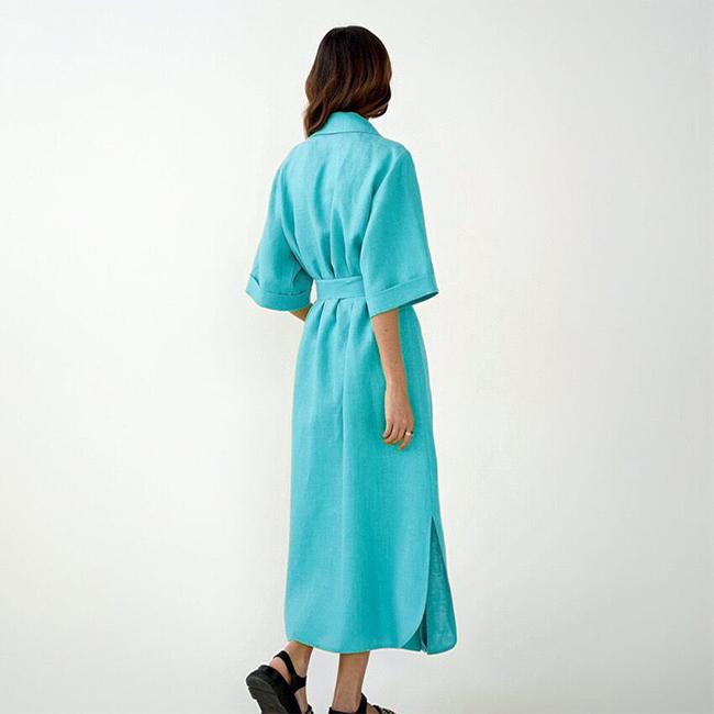 Autumn 2024 Clothing Boutique European Women's Floral Floral Loose Long Mediocre Formal Maxi Vestibule Women's Casual Women's Clothing