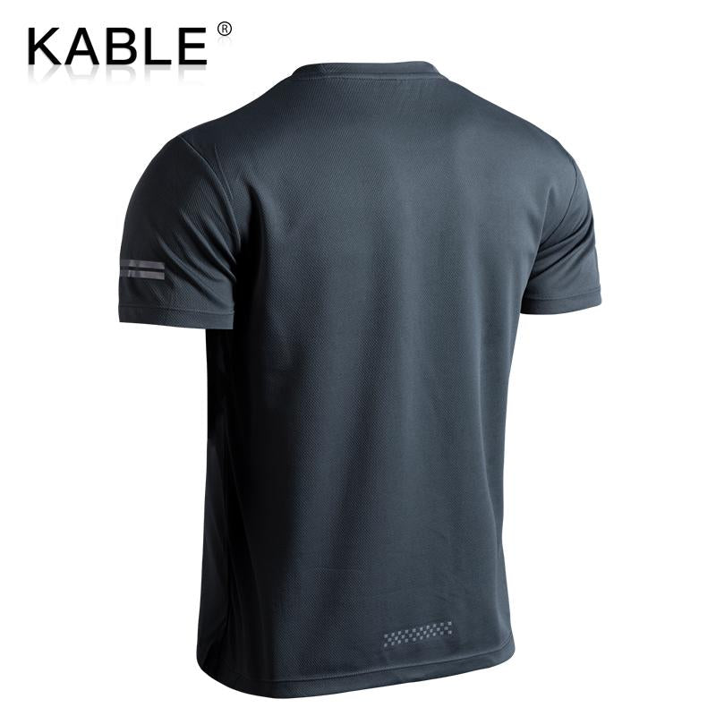 Custom Sports T-shirt Gym Men Running Fitness C Print Summer Casual Wear