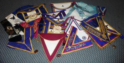 Formal Cotton Gloves Embroidered Masonic Gloves