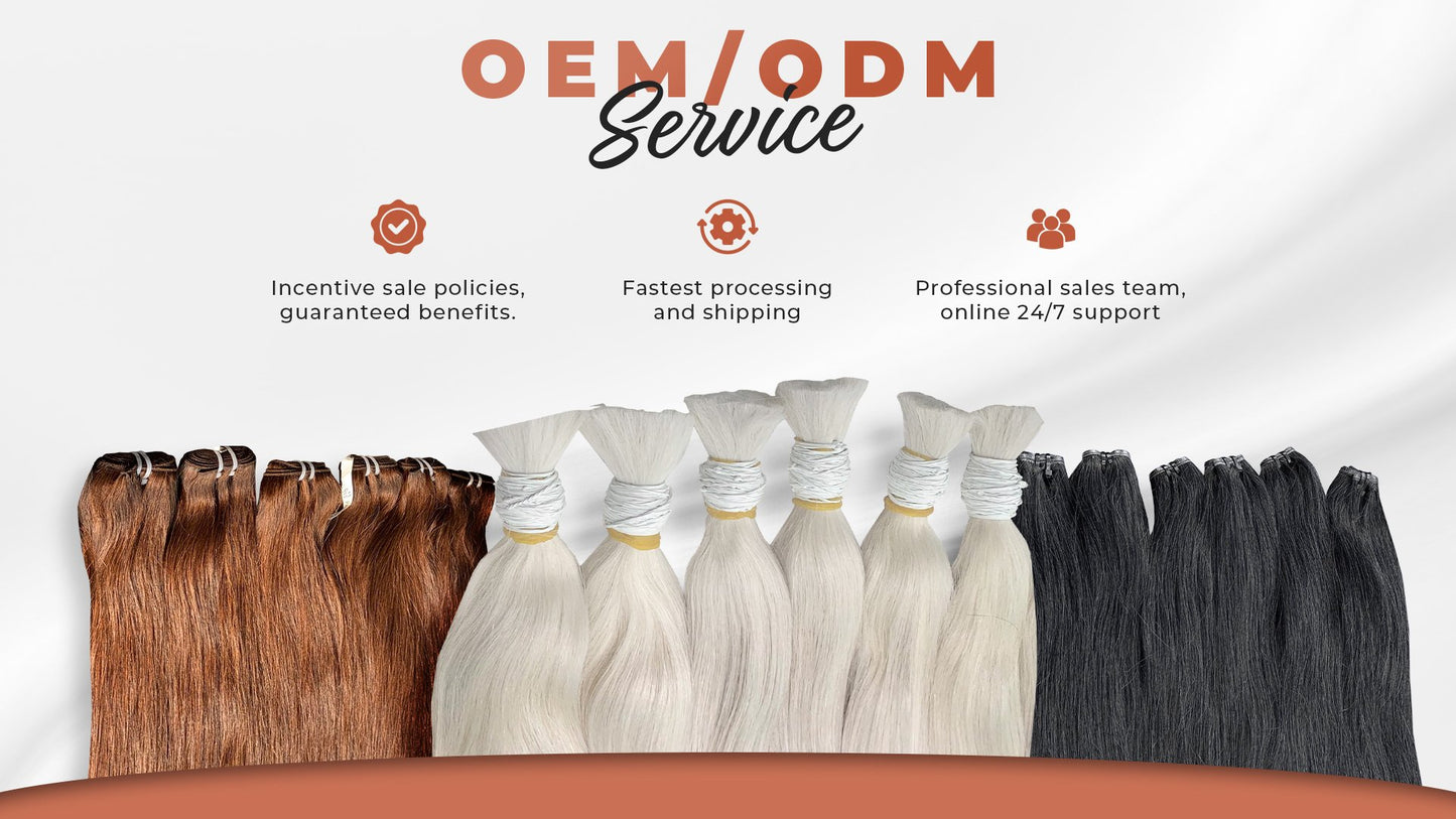Super Double-pull Vietnamese Virgin Hair, Grade 12A Straight Vietnamese Hair Extension, Bundle Of Vietnamese Hair