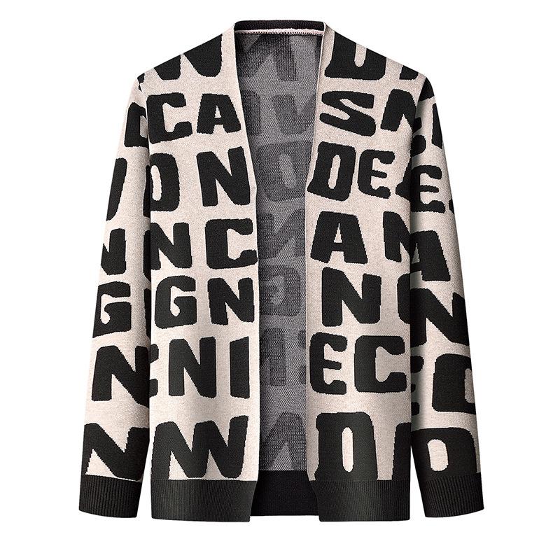 Nanteng Custom Low MOQ 100% Cotton High Quality Long Sleeve Knitted Men's Cardigan Sweater