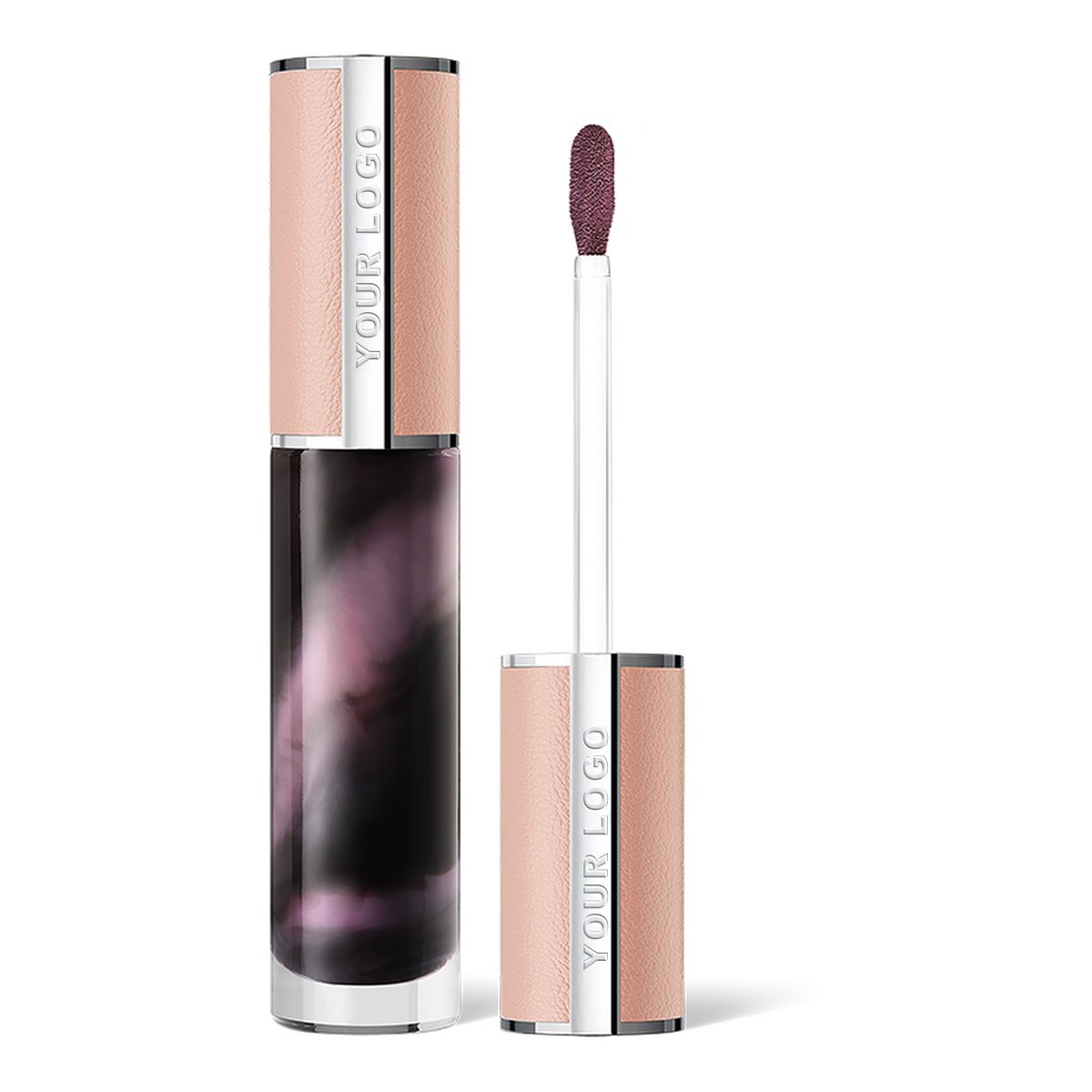 Perfecto Rose Liquid Cream Lip Gloss Waterproof Matte Lip Balm With Customizable Logo Fashion Design Mineral Lip Gloss Label