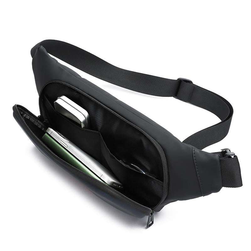 Waterproof Wholesale Men's Chest Bag Anti-theft Sling Bag Travel Nylon Messenger Bag Men's Hard Shell