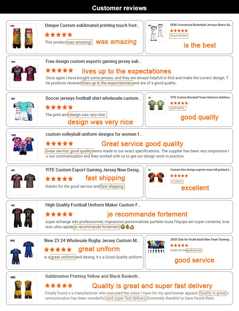 YITE Custom Esports Game Jersey New Design Men Esports Jersey Team