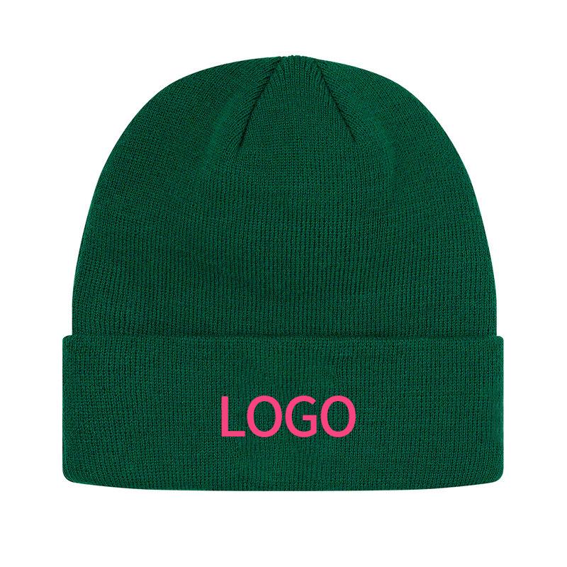 Fashion Autumn Hat Knitted Warm Scarf Men's Women's Wool Skateboard Unisex Hat Winter Knitted Hat Fleece Hat