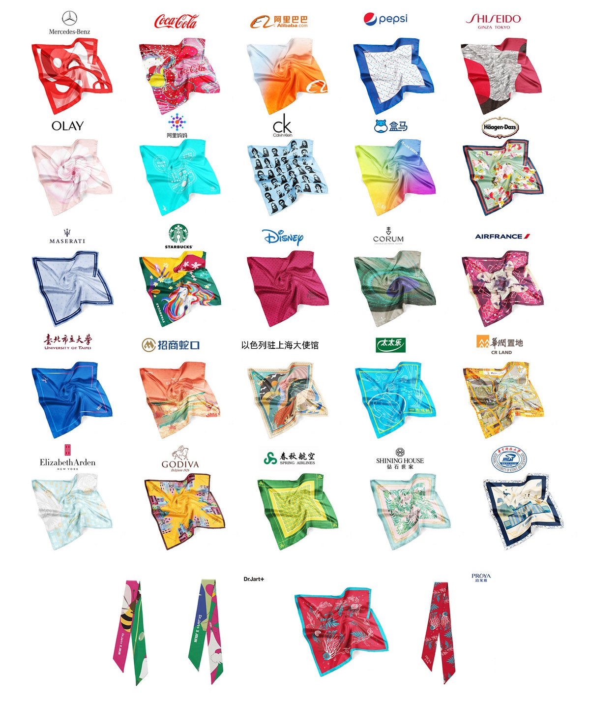 100% 丝巾印花服务设计师foulard socie女士方形定制丝巾带标志100% silk scarf printing service designer fould socie ladies square custom silk scarf with logo
