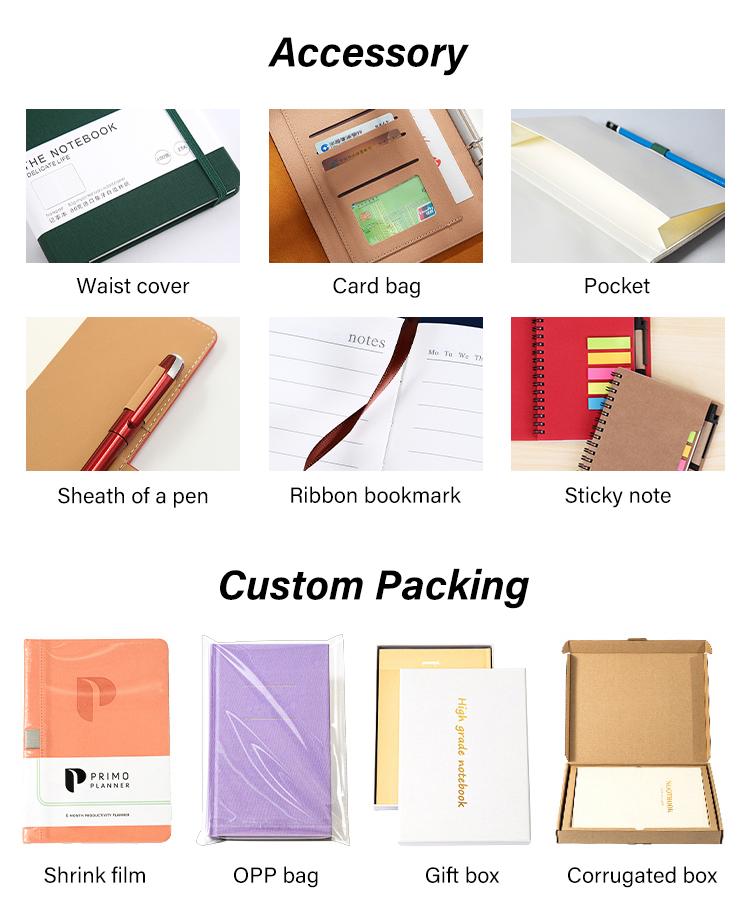 Customized Logo Hard Cover Notebook B5, A5, A6 Pu Laser Engraving Gift Logo Unique Notebook Journal Plan Notebook Customizable