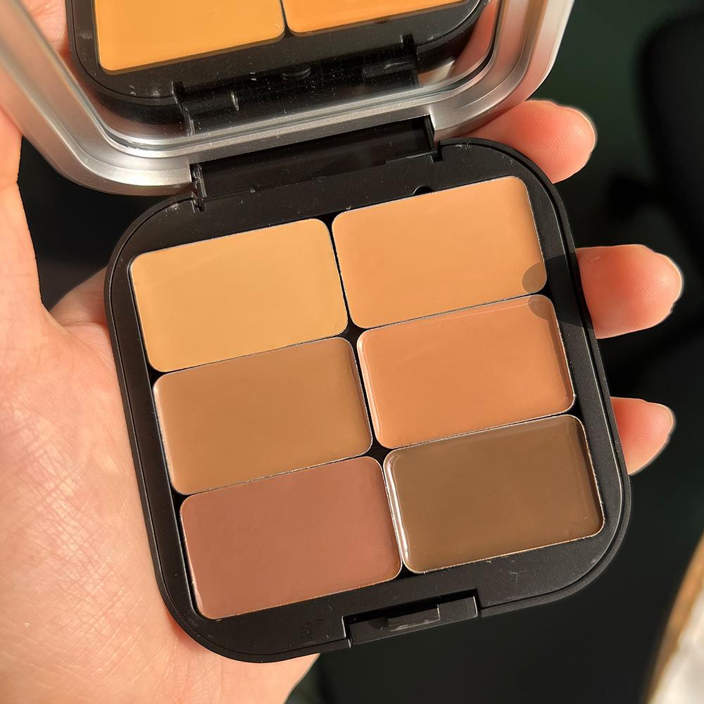 6 Color Matte Waterproof Concealer Palette Private Label Full Cover Concealer OEM